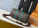 LV Keepall Bandoulière 35 Monogram牛皮 旅行背包包包-M12765：圖片 5