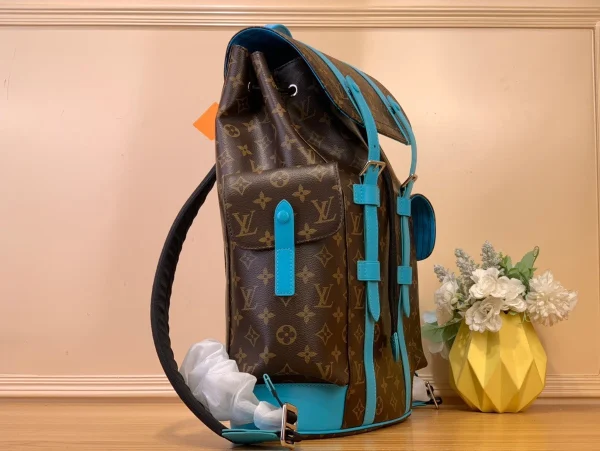LV Christopher MM Monogram 雙肩 旅行背包 背包-M12729：圖片 3