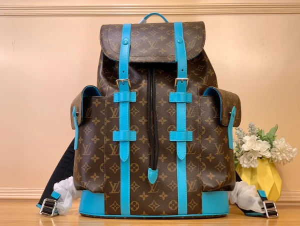 LV Christopher MM Monogram 雙肩 旅行背包 背包-M12729：圖片 2