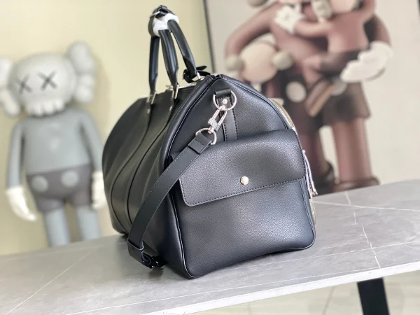 LV Keepall Bandoulière 50 Monogram皮革 旅行包-M12690：圖片 3