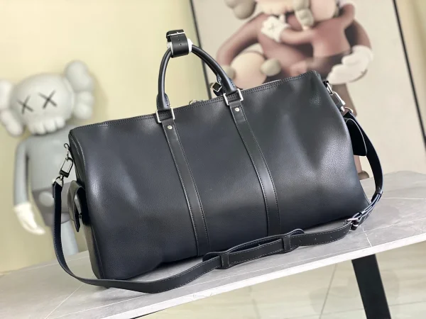 LV Keepall Bandoulière 50 Monogram皮革 旅行包-M12690：圖片 4