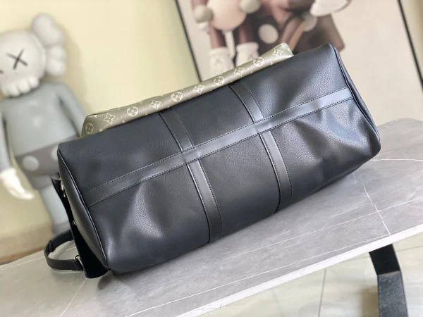 LV Keepall Bandoulière 50 Monogram皮革 旅行包-M12690：圖片 6