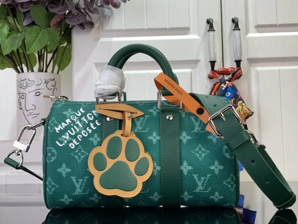 LV Keepall Bandoulière 25 Monogram 旅行包包-M12684：圖片 2