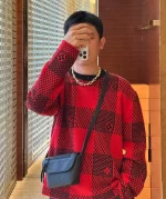 LV Pulse Monogram Shadow 可穿戴式郵差包-M12636：圖片 4