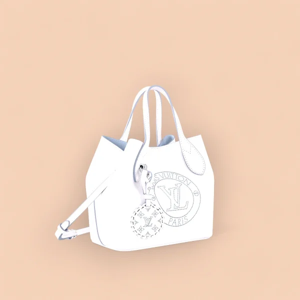 LV Blossom PM Mahina Circle 圖案 水桶包-M11734：圖片 2