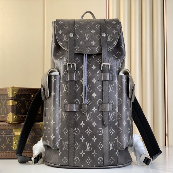 LV Christopher MM Monogram牛皮 雙肩 旅行背包 背包-M11521：圖片 2