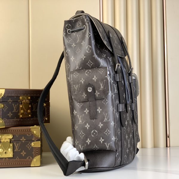 LV Christopher MM Monogram牛皮 雙肩 旅行背包 背包-M11521：圖片 3