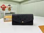 LV Sarah Monogram 卡扣長款錢包-M82257：圖片 2