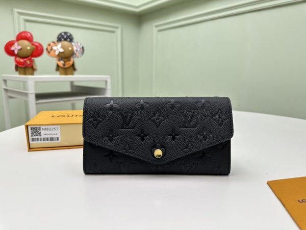 LV Sarah Monogram 卡扣長款錢包-M82257：圖片 2