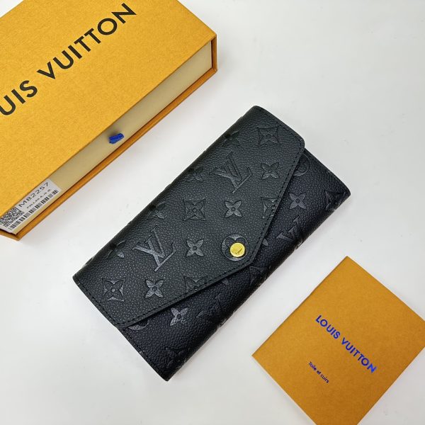 LV Sarah Monogram 卡扣長款錢包-M82257：圖片 7