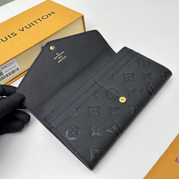 LV Sarah Monogram 卡扣長款錢包-M82257：圖片 8