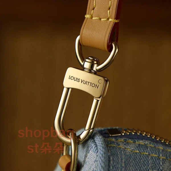 頂級a貨 LV Nano Speedy 牛仔藍斜揹包-M11212：圖片 17