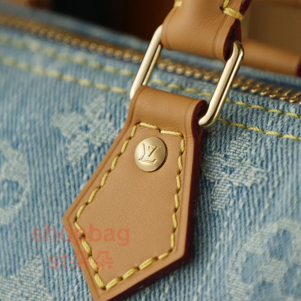 頂級a貨 LV Nano Speedy 牛仔藍斜揹包-M11212：圖片 11