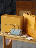 頂級a貨 LV Nano Speedy 牛仔藍斜揹包-M11212：圖片 10