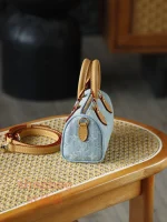 頂級a貨 LV Nano Speedy 牛仔藍斜揹包-M11212：圖片 6