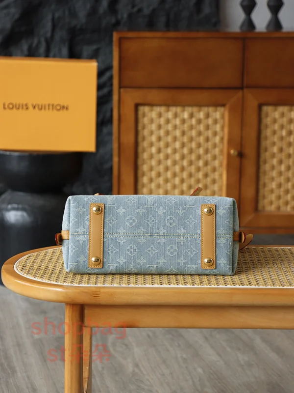 高仿包包 LV CarryAll PM Monogram Denim 妈咪包-M11462：圖片 6