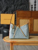高仿包包 LV CarryAll PM Monogram Denim 妈咪包-M11462：圖片 5
