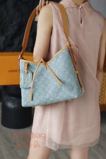 高仿包包 LV CarryAll PM Monogram Denim 妈咪包-M11462：圖片 27