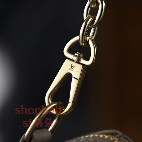 高仿包包 LV Speedy Bandoulière 20 Monogram 壓花EPI皮革 斜揹包-M46575：圖片 11