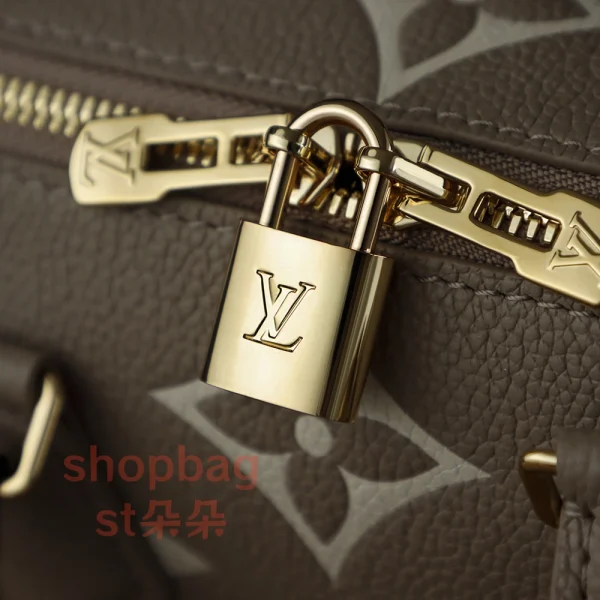 高仿包包 LV Speedy Bandoulière 20 Monogram 壓花EPI皮革 斜揹包-M46575：圖片 15