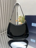 Prada Cleo 1BC499 中號粉色水蛇皮單肩包：圖片 6