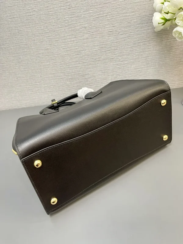 Prada Galleria 1BG538 中號黑色皮革托特包：圖片 9