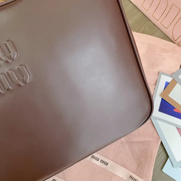 MiuMiu 皮革Beau手袋包包-5BB117：圖片 8
