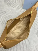 Prada Moon 1BC212 中號米白色皮革單肩包：圖片 8