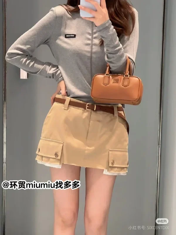 MiuMiu Arcadie皮革迷你袋-5BP088：圖片 2