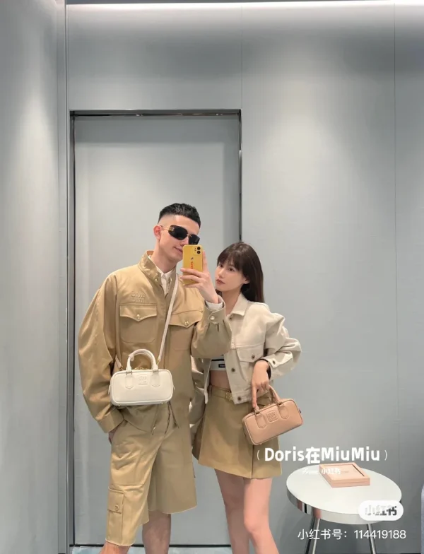 MiuMiu Arcadie皮革手袋包包-5BB142：圖片 7