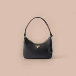 Prada Saffia 1BC204 小號粉色皮革托特包