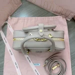 MiuMiu Arcadie皮革手袋包包-5BB142：圖片 6