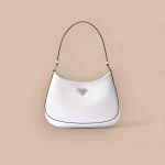 Prada Cleo 1BC499 中號粉色皮革單肩包