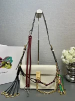 Prada Soft 1BD379 小號黑色皮革肩背包：圖片 8