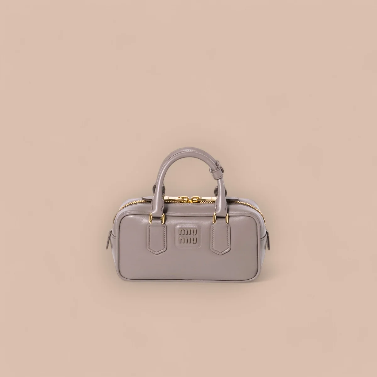 MiuMiu Arcadie皮革手袋包包-5BB142 1 MiuMiu Arcadie皮革手袋包包-5BB142