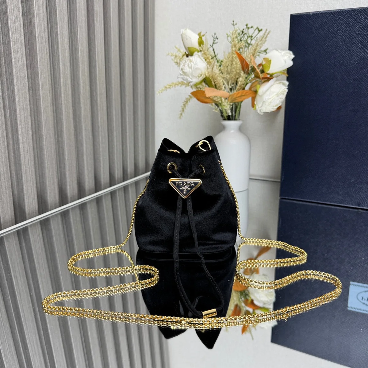 Prada 經典 1NR016 小號黑色尼龍肩背包 2 Prada 經典 1NR016 小號黑色尼龍肩背包