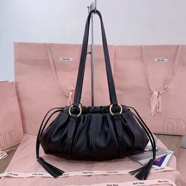 MiuMiu Joie納帕皮革手袋包包-5BG306：圖片 7