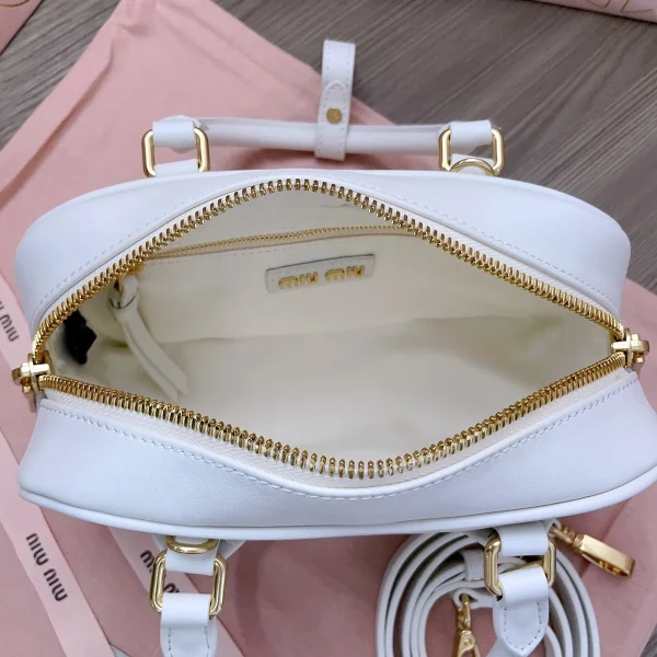 MiuMiu Arcadie皮革手袋包包-5BB142：圖片 14