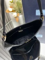 Prada Cleo 1BC499 小號黑色皮革單肩包：圖片 10