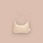 Prada Re-Edition 1NE204 小號粉色尼龍單肩包