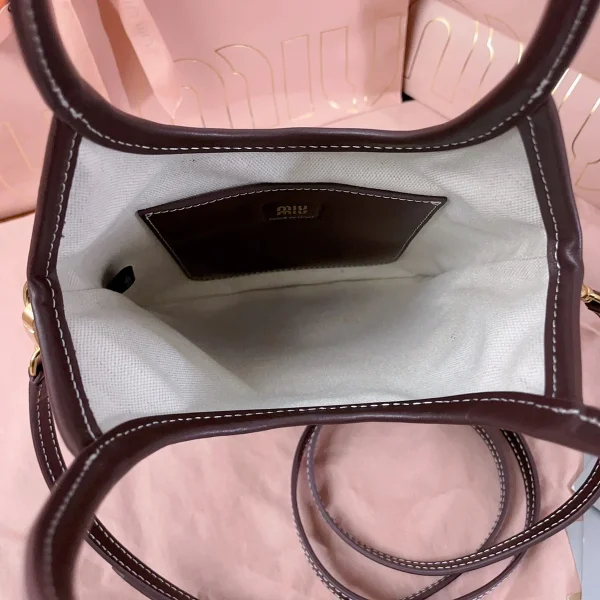 MiuMiu IVY皮革手袋包包-5BA281：圖片 11