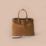 Prada Classic 1BA416 大號白色皮革托特包