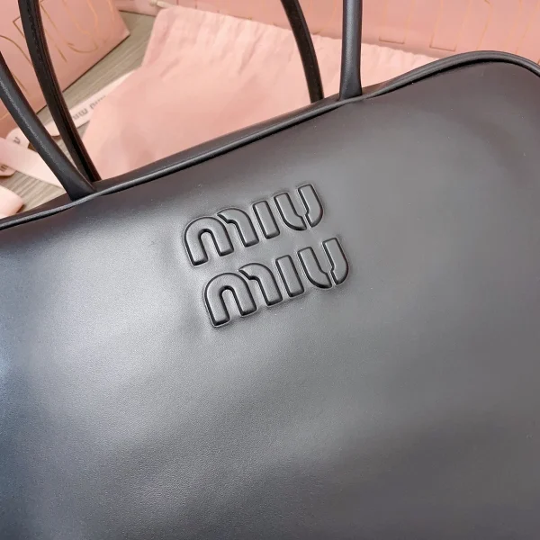 MiuMiu 皮革Beau手袋包包-5BB117：圖片 6