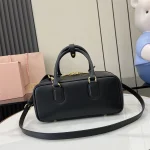 MiuMiu Arcadiematelassé納帕皮革手袋包包-5BB148：圖片 4