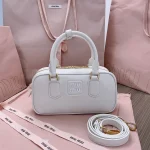 MiuMiu Arcadie皮革手袋包包-5BB142：圖片 8