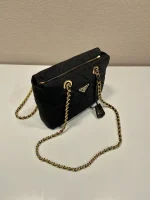 Prada Re-Nylon 1BG468 中號黑色尼龍托特包：圖片 3