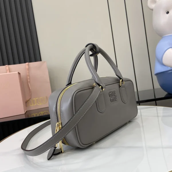 MiuMiu Arcadie皮革手袋包包-5BB148：圖片 3