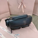 MiuMiu 納帕軟皮Pocket手袋包包-5BC146：圖片 12