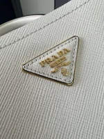 Prada Panier 1BA212 小號棕色皮革托特包：圖片 7