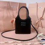 MiuMiu IVY皮革手袋包包-5BA281：圖片 2